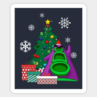 Day Of The Tentacle Around The Christmas Tree Sticker
